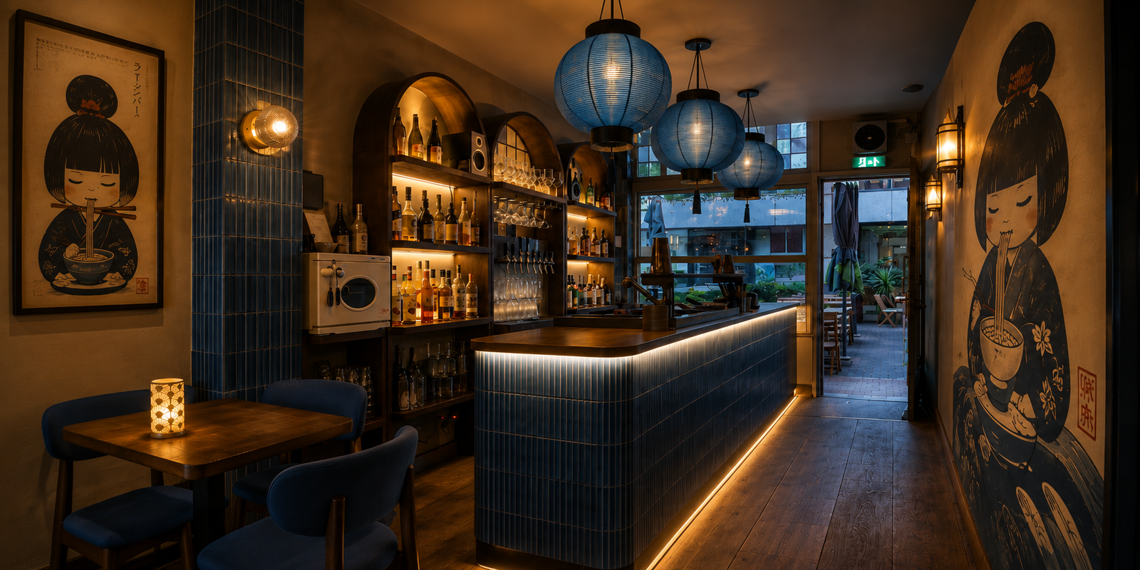 ramen bar interior